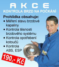 AKCE - Kontrola brzd na počkání